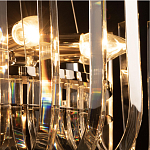 Бра цвета никель с изогнутыми хрустальными элементами Radiant Ribbons варинант исполнения - 7 | Loft Concept в Краснодаре