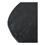 Столик кофейный черного цвета с овальной столешницей и круглым основанием Black Dalmen Table варинант исполнения - 7 | Loft Concept в Краснодаре