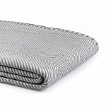 Плед из шерсти мериноса серого цвета 130×180 см Gray Waves варинант исполнения - 2 | Loft Concept в Краснодаре