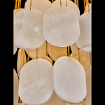 Люстра с овальными подвесками из натурального камня Spatial Composition варинант исполнения - 4 | Loft Concept в Краснодаре