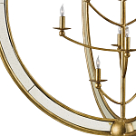 Люстра круглая с состаренными зеркальными элементами на корпусе Sample of Purity варинант исполнения - 1 | Loft Concept в Краснодаре