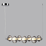 Подвесной светильник линейный с 7-ю рифлеными стеклянными шарами Marcelh Light варинант исполнения - 8 | Loft Concept в Краснодаре