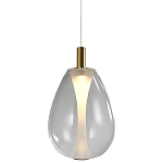 Подвесной светильник со стеклянным плафоном в форме капли NAOMI drop transparent glass варинант исполнения - 3 | Loft Concept в Краснодаре