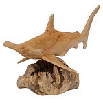 Статуэтка из дерева рыба-молот Animals of the World варинант исполнения - 4 | Loft Concept в Краснодаре