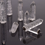 Люстра с двумя кольцами черного цвета с хрустальными элементами QUARTZ CRYSTAL варинант исполнения - 13 | Loft Concept в Краснодаре