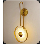 Бра бронзовое с прозрачным стеклянным плафоном Suspension варинант исполнения - 1 | Loft Concept в Краснодаре