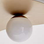 Люстра круглая с 2-мя металлическими абажурами Andromeda варинант исполнения - 3 | Loft Concept в Краснодаре