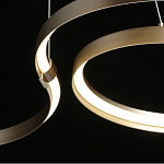 Люстра подвесная светодиодная в виде волнообразной ленты Ribbon Vortex варинант исполнения - 19 | Loft Concept в Краснодаре