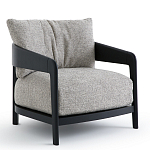 Кресло с каркасом из массива ясеня Deniaud Ash Grey Armchair варинант исполнения - 7 | Loft Concept в Краснодаре