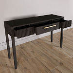 Элегантная Консоль Primo с выдвижным ящиком Темный орех варинант исполнения - 5 | Loft Concept в Краснодаре