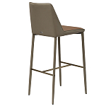 Стул барный с терракотовой обивкой из экокожи Spectacular High Chair варинант исполнения - 2 | Loft Concept в Краснодаре