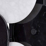 Бра светодиодное из черно-белых дисков Contrast Sample варинант исполнения - 1 | Loft Concept в Краснодаре