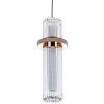 Подвесной светильник золото Odile Acrylic Tube Hanging Lamp Gold варинант исполнения - 1 | Loft Concept в Краснодаре