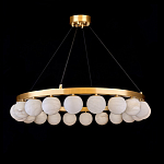 Люстра круглая с сферическими плафонами из натурального камня Phased Spheres варинант исполнения - 1 | Loft Concept в Краснодаре