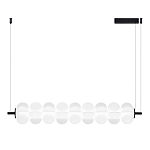 Светодиодный подвесной светильник линейный с белым воздушным плафоном Glowing Cloud варинант исполнения - 1 | Loft Concept в Краснодаре