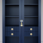 Дизайнерский шкаф витрина Elsa Dreams Blue с 4-мя ящиками варинант исполнения - 2 | Loft Concept в Краснодаре