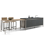 Летняя кухня из камня HELIOS Dada Engenereed Kitchen варинант исполнения - 14 | Loft Concept в Краснодаре