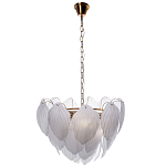 Люстра с лепестками из матового рифленого стекла Chandelier Water Lily варинант исполнения - 1 | Loft Concept в Краснодаре