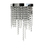 Бра Хром с каскадом сияющих кристаллов Shining Waterfall варинант исполнения - 1 | Loft Concept в Краснодаре