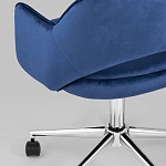 Кресло для компьютерного стола Veloury Blue варинант исполнения - 8 | Loft Concept в Краснодаре