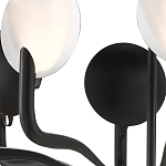 Люстра с плафонами в виде черно-белых дисков Ideal Shade Combination варинант исполнения - 1 | Loft Concept в Краснодаре