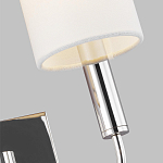 Бра с прямоугольным основанием и 2-мя белыми цилиндрическими льняными абажурами Feiss варинант исполнения - 2 | Loft Concept в Краснодаре