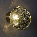 Бра с круглым плафоном из прозрачного стекла с пузырьками воздуха Effervia  варинант исполнения - 8 | Loft Concept в Краснодаре