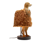 Настольная лампа Цурикат плафон из меха варинант исполнения - 2 | Loft Concept в Краснодаре