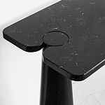 Консоль чёрная на 2-х конусообразных ножках Eros варинант исполнения - 2 | Loft Concept в Краснодаре