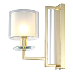 Бра с геометрическим каркасом из металла и цилиндрическим стеклянным плафоном Laurent варинант исполнения - 6 | Loft Concept в Краснодаре