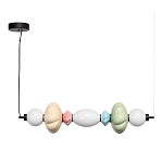 Подвесной светильник линейный с керамическими элементами 24W LED Fragrant Light варинант исполнения - 3 | Loft Concept в Краснодаре