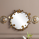 Бра круглое с прозрачным рельефным плафоном Crystal Prism варинант исполнения - 3 | Loft Concept в Краснодаре