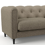 Мебельная ткань Шенилл коричневый цвет 138 см T4-28 варинант исполнения - 6 | Loft Concept в Краснодаре