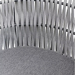 Кресло с декоративным плетением на спинке и подлокотниках Armchair Weaving варинант исполнения - 8 | Loft Concept в Краснодаре