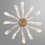 Люстра с крупными рельефным декором в виде лепестков 60 см Ethereal Bloom варинант исполнения - 4 | Loft Concept в Краснодаре