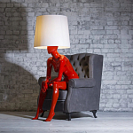 Лампа MANNEQUIN LAMP с абажуром девушка на кресле варинант исполнения - 4 | Loft Concept в Краснодаре