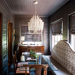 Люстра белая с несколькими ярусами деревянных палочек Bright Wooden Chandelier варинант исполнения - 5 | Loft Concept в Краснодаре