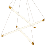 Светодиодная люстра Trumpet Tube Brass  варинант исполнения - 1 | Loft Concept в Краснодаре