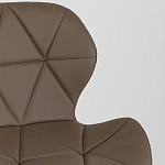 Стул с коричневым сиденьем из экокожи JEROEN варинант исполнения - 7 | Loft Concept в Краснодаре