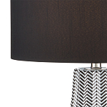 Настольная лампа с черно-белым узором Wavy Stripes варинант исполнения - 1 | Loft Concept в Краснодаре