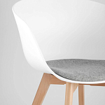 Стул из пластика с мягким сиденьем Eames варинант исполнения - 7 | Loft Concept в Краснодаре