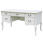 Письменный стол в стиле прованс Montmartre Provence White Desk варинант исполнения - 1 | Loft Concept в Краснодаре