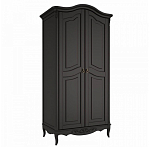 Шкаф черный из массива бука в стиле прованс Black Provence варинант исполнения - 3 | Loft Concept в Краснодаре