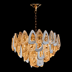 Люстра с многослойными белыми и прозрачными подвесками Character Chandelier варинант исполнения - 4 | Loft Concept в Краснодаре