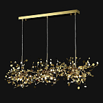 Люстра подвесная из трех частей с металлическими круглыми элементами Terzani Argent варинант исполнения - 5 | Loft Concept в Краснодаре