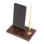 Подставка для телефона с ручкой из натурального камня креноид Natural Stone Stand варинант исполнения - 3 | Loft Concept в Краснодаре