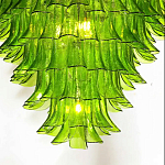 Люстра из семи ярусов зеленого стекла Independence варинант исполнения - 7 | Loft Concept в Краснодаре