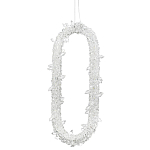 Подвесной светильник овальной формы с декором кристаллы Gilbertine Oval Crystals Hanging Lamp варинант исполнения - 1 | Loft Concept в Краснодаре