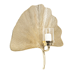 Большой Настенный Подсвечник золотой Лист Пальмы варинант исполнения - 2 | Loft Concept в Краснодаре