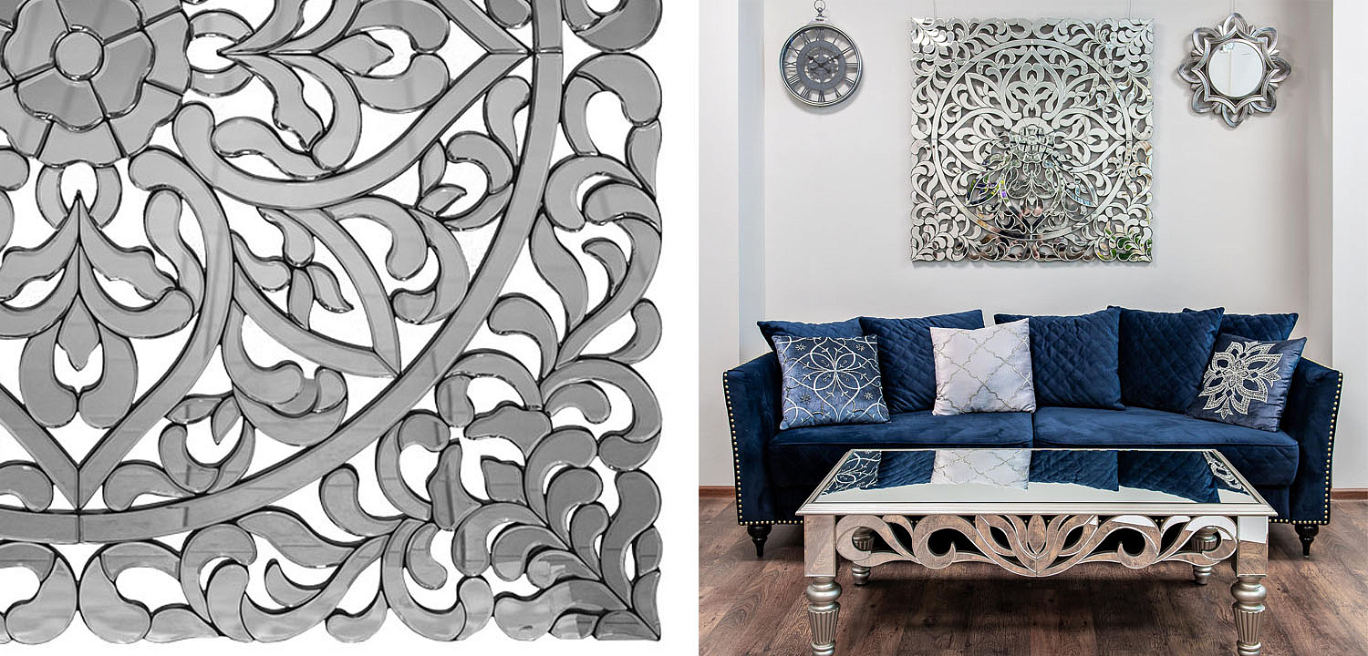 Зеркальное панно Openwork Mirror Square - Loft-Concept в Краснодаре